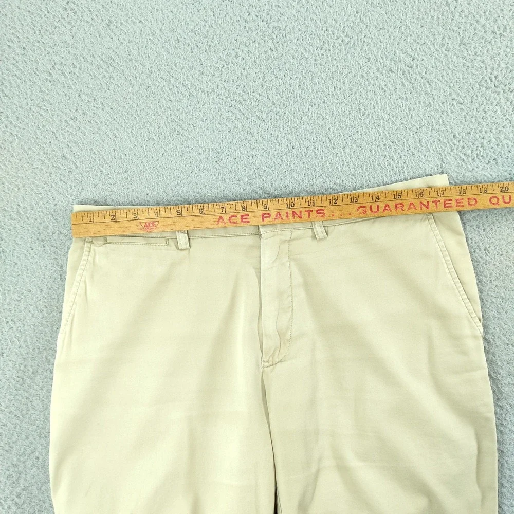 Polo Ralph Lauren Shorts Mens 34 Beige 9 Inch Classic Chino Cotton Casual